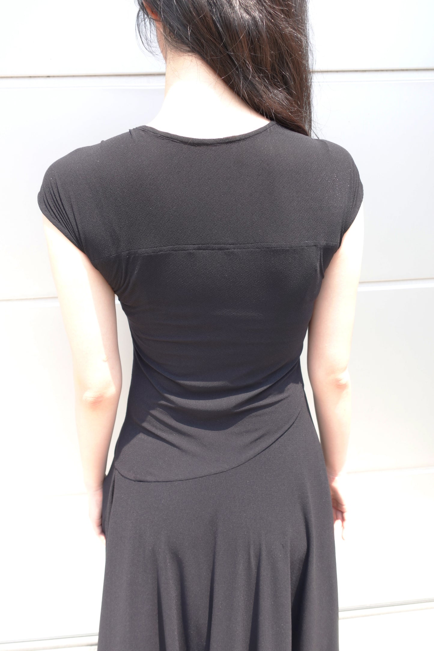 DRAPE 008 'Boudoir Layered Button Dress'