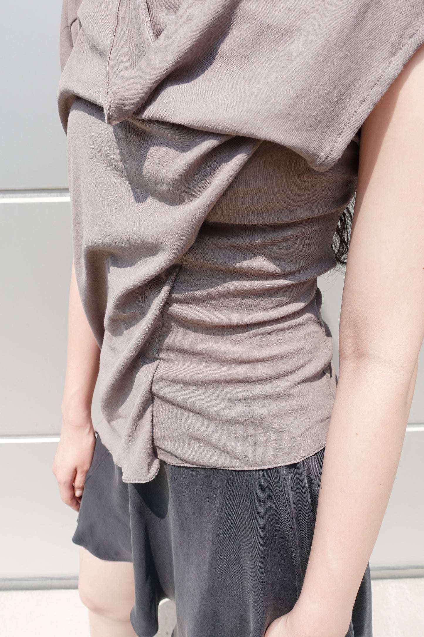 DRAPE 005 'Draped Dramatic Jersey Top'