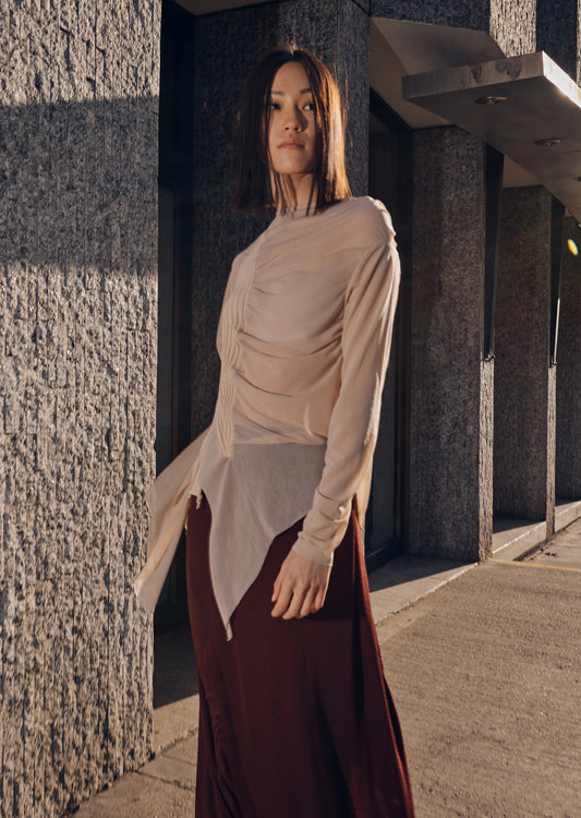 Back Cowl Draped Top