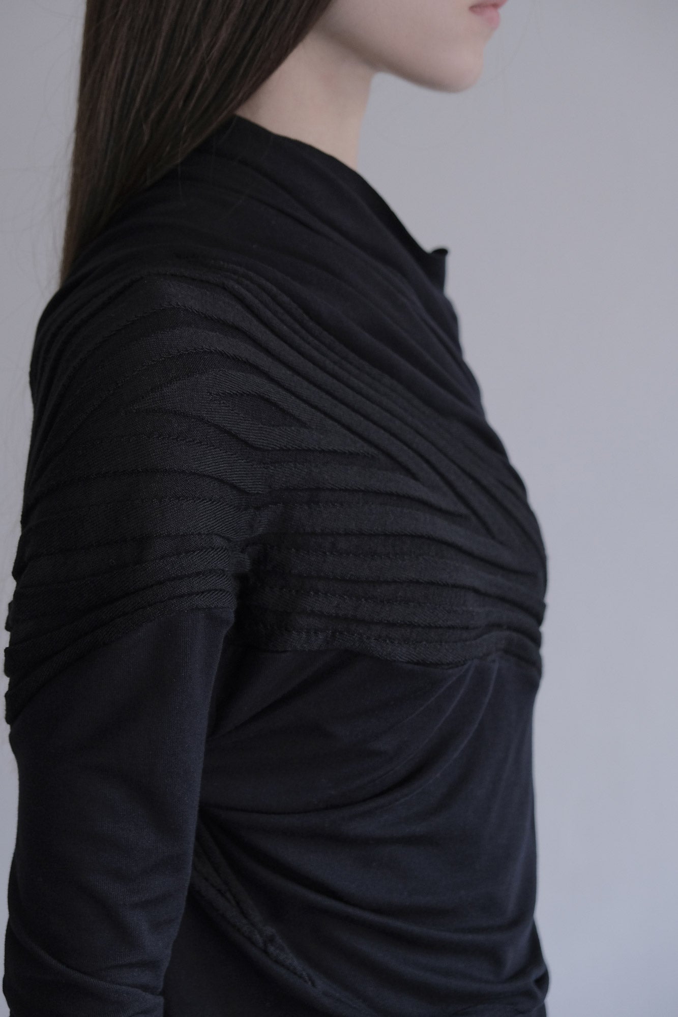 DIA 009 'Draped Contour Jersey Top'