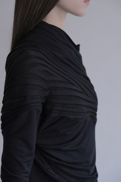 DIA 009 'Draped Contour Jersey Top'