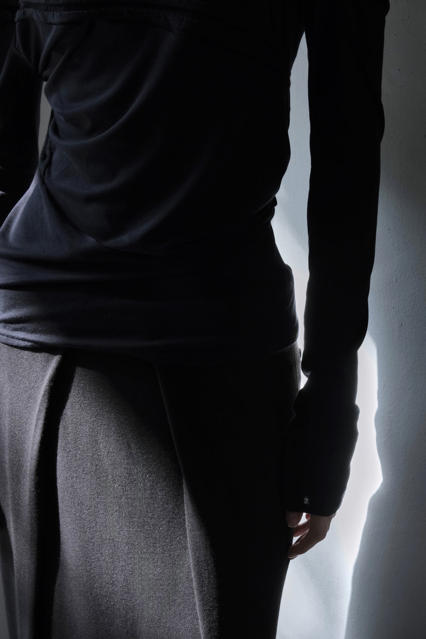 DRAPE 012 'Soft Folds Rib Skirt'