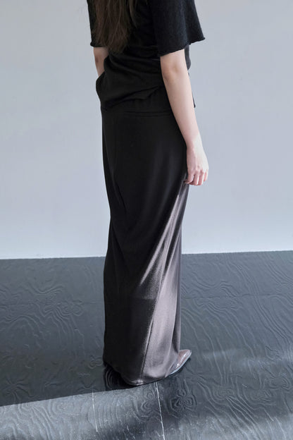 DRAPE 012 'Soft Folds Rib Skirt'