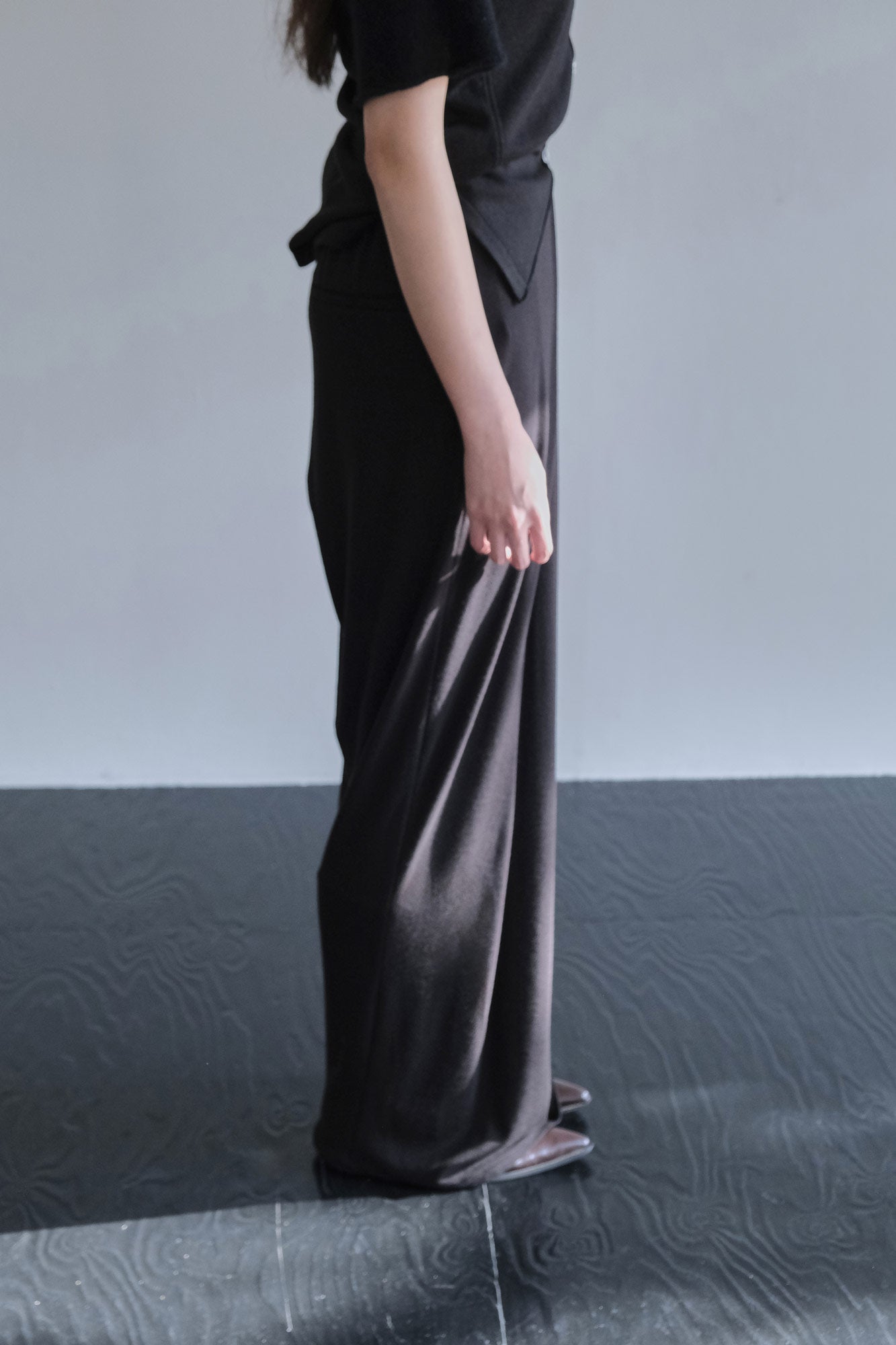 DRAPE 012 'Soft Folds Rib Skirt'