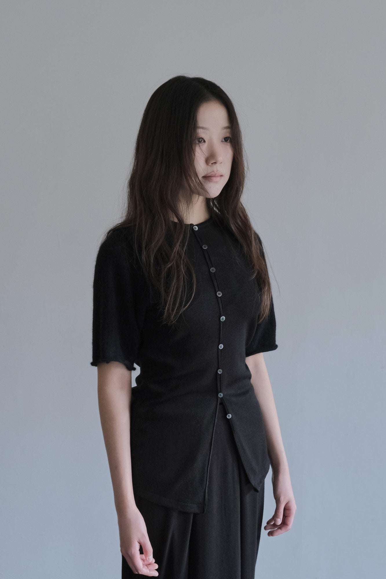 Structure 004 'Ponte Roma Fox-Sleeve Top'