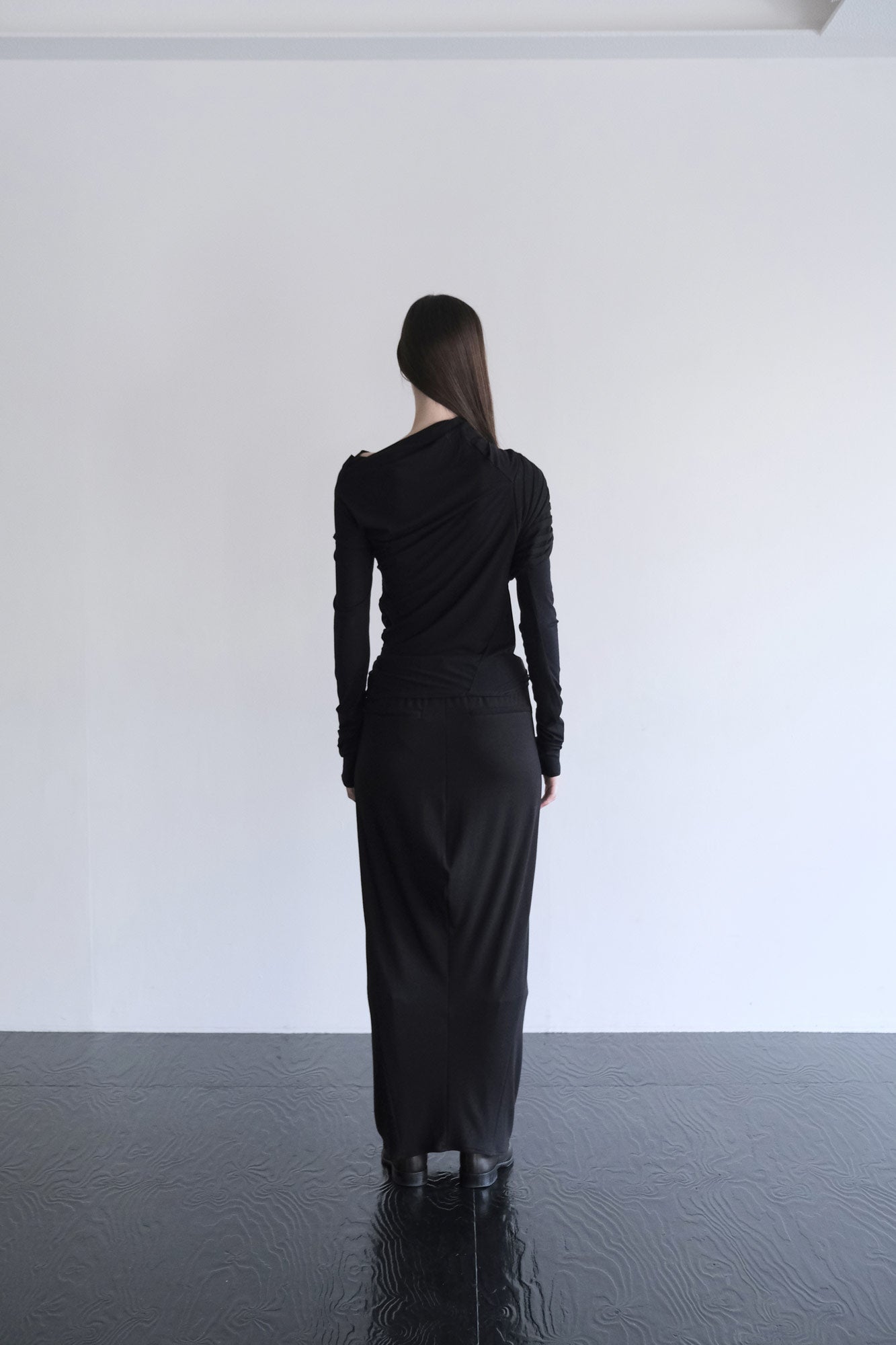 DRAPE 012 'Soft Folds Rib Skirt'