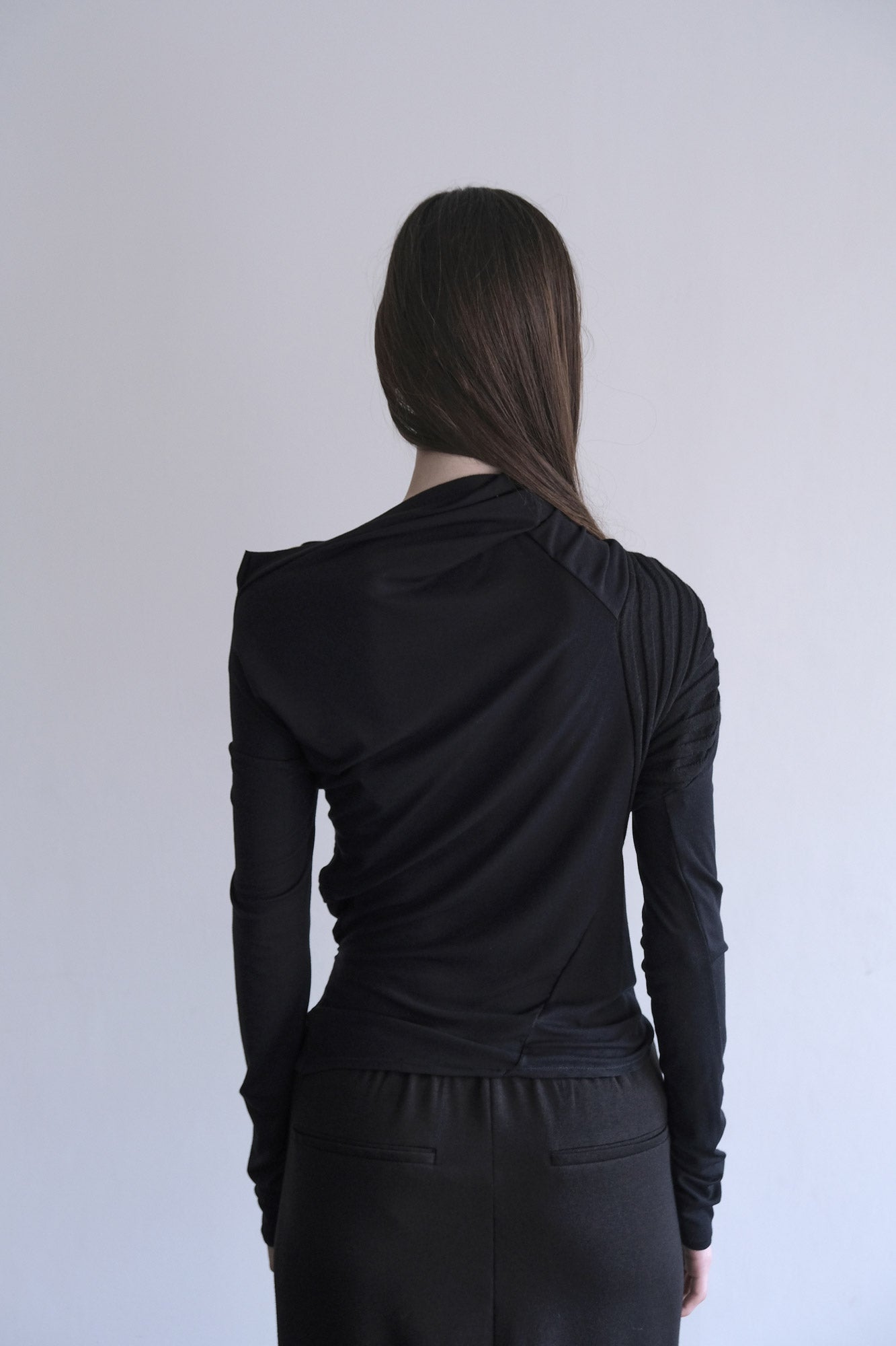 DIA 009 'Draped Contour Jersey Top'