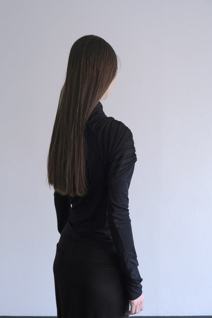 DIA 009 'Draped Contour Jersey Top'
