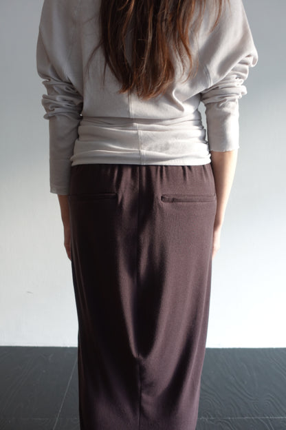 DRAPE 012 'Soft Folds Rib Skirt'