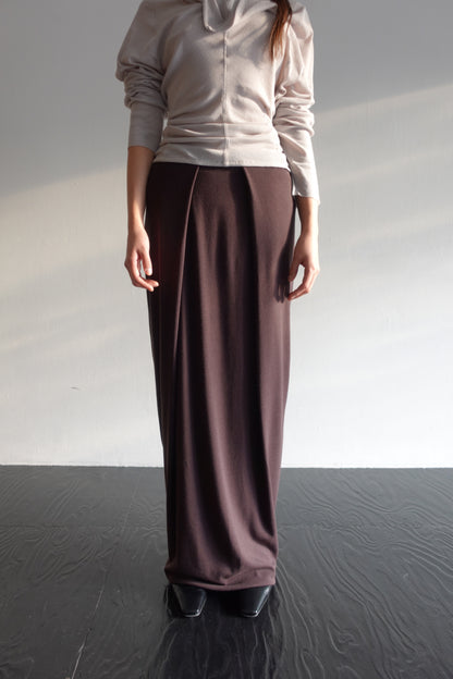 DRAPE 012 'Soft Folds Rib Skirt'