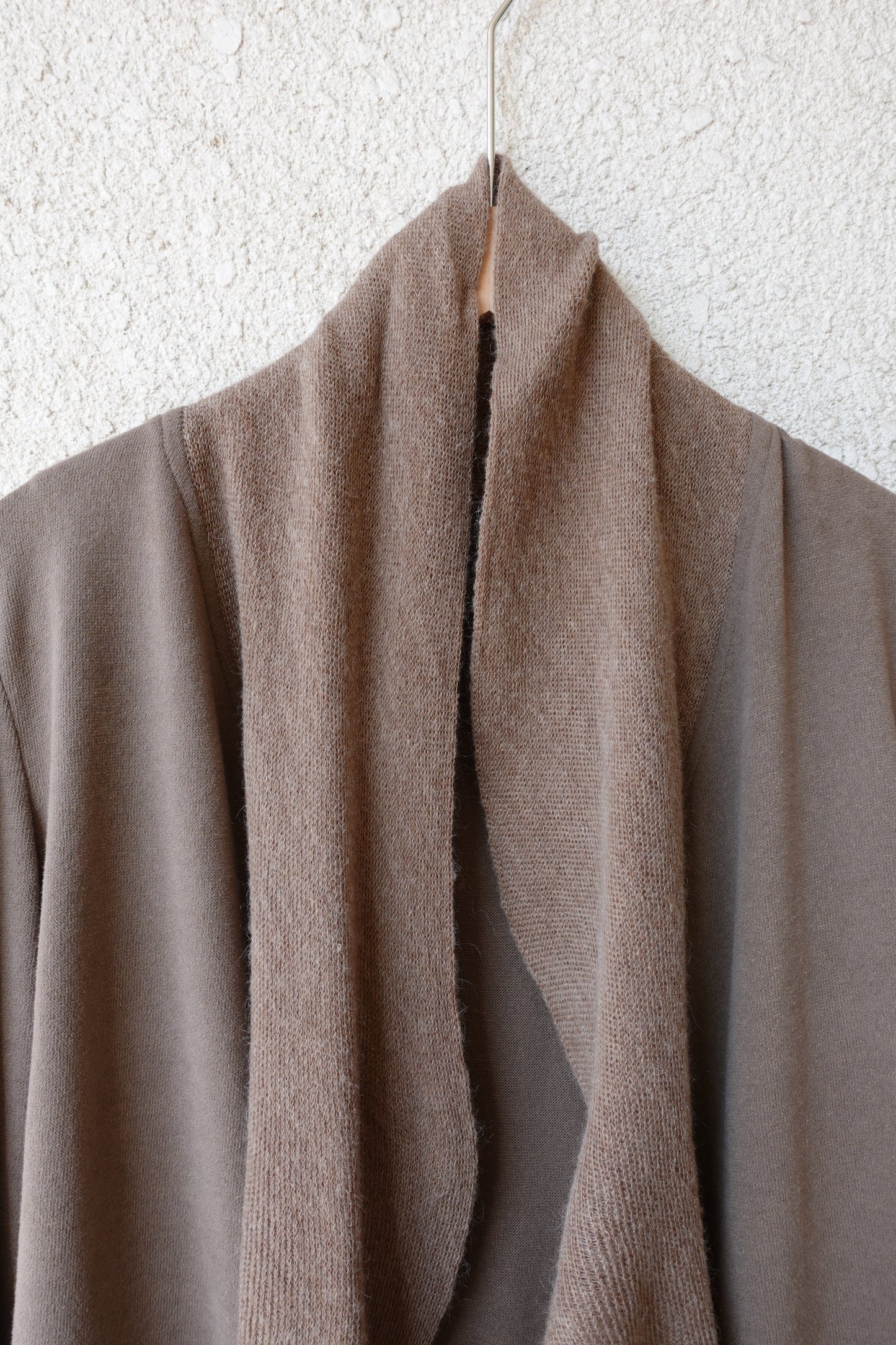 DRAPE 013 'Cashmere Cascade collar Cardigan'