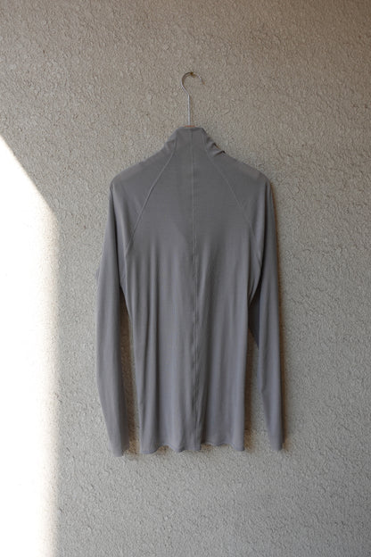 RIB 006 'Sheer Rib Cowl Jersey Top'